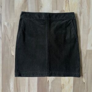 Talbots Skirt Women's 12 Petite New NWT Moss Green Corduroy 100% Cotton Classic